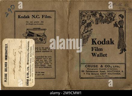 Kodak film wallet Stock Photo