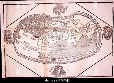 16th century Map of the Old World