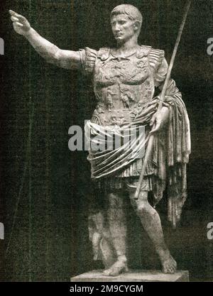 Roman Emperor - Caesar Augustus Stock Photo