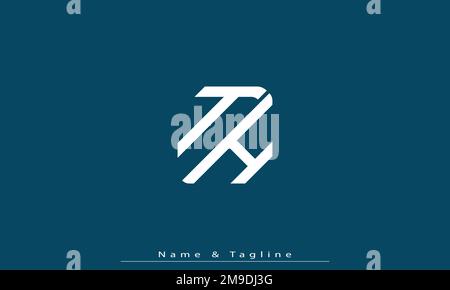 Alphabet letters Initials Monogram logo TH , HT Stock Vector