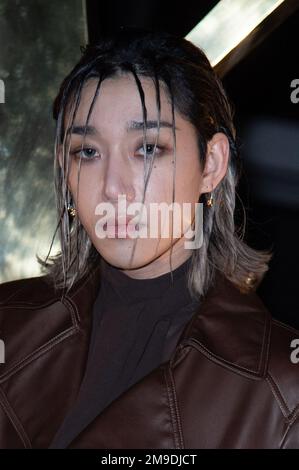 Lee Seung-joo, Loren attending the Saint Laurent Menswear Fall-Winter ...