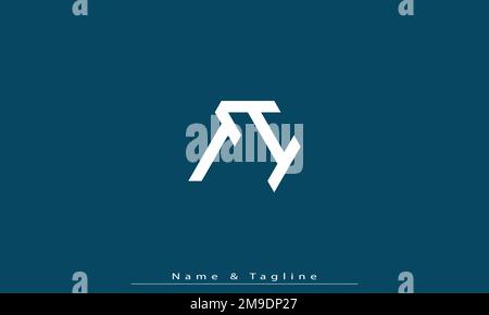 Alphabet letters Initials Monogram logo TI , IT Stock Vector
