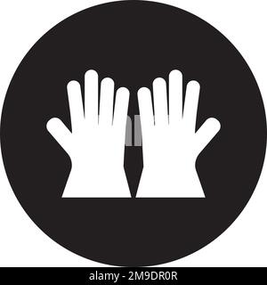glove logo vector illustration design Stock Vector