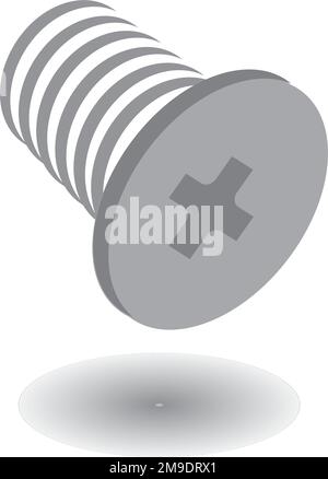 screw logo vector illustration design Stock Vector