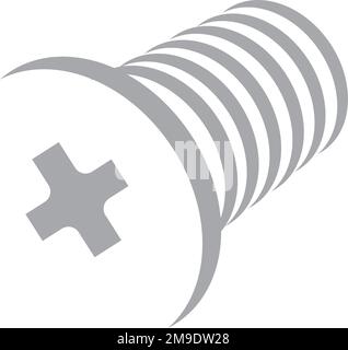 screw logo vector illustration design Stock Vector