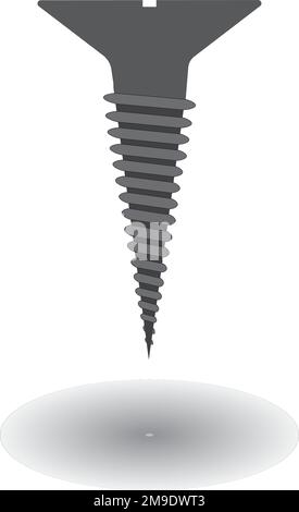 screw logo vector illustration design Stock Vector