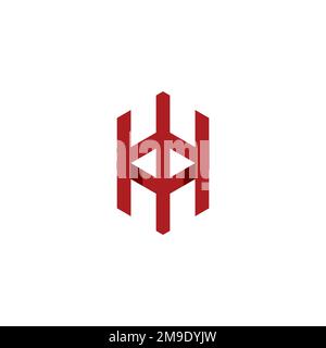 HH Logo for your initial. Letter H Icon Stock Vector