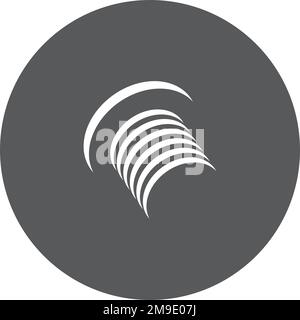 screw logo vector illustration design Stock Vector