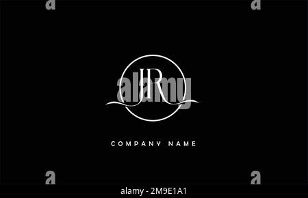 RJ, JR Abstract Letters Logo Monogram Stock Vector