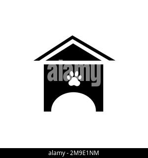 Pet shelter icon. Linear vector illustration from pet shop collection. Outline pet shelter icon vector. Thin line symbol for use on web and mobile app Stock Vector