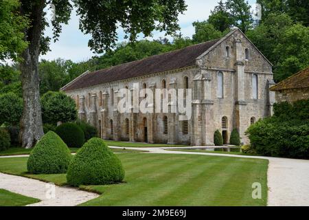 Fontenay Cistercian Abbey, Unesco World Heritage Site, Cote d'Or, Burgundy, France Stock Photo
