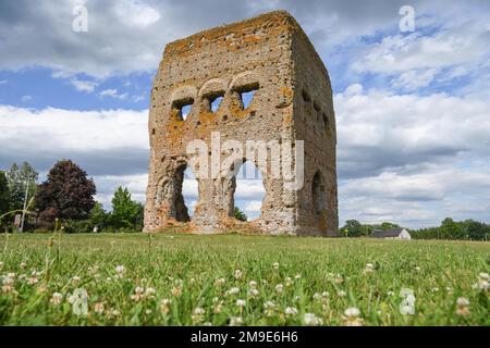 Temple of Janus, first century tower, Autun, Departement Saone-et-Loire, Region Bourgogne-Franche-Comte, Burgundy, France Stock Photo