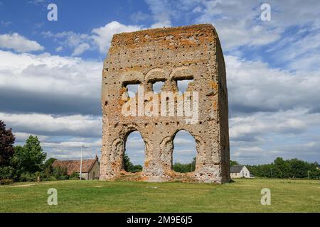 Temple of Janus, first century tower, Autun, Departement Saone-et-Loire, Region Bourgogne-Franche-Comte, Burgundy, France Stock Photo