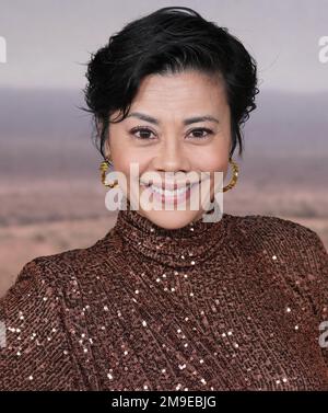 Los Angeles, USA. 17th Jan, 2023. Angel Desai arrives at the Peacock''s POKER FACE Los Angeles Premiere held at the Hollywood Legion Theater in Hollywood, CA on Tuesday, ?January 17, 2023. (Photo By Sthanlee B. Mirador/Sipa USA) Credit: Sipa USA/Alamy Live News Stock Photo