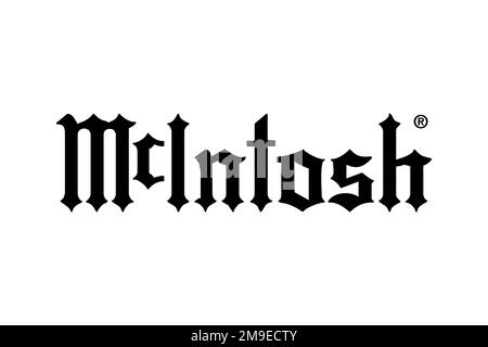 McIntosh Laboratory, Logo, White Background Stock Photo