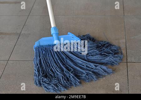 Floor cleaning Floor wiper Stock Photo