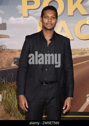 Hollywood, USA. 17th Jan, 2023. Shane Paul McGhie arriving to Peacock's 'Poker Face' Los Angeles Premiere held at the Hollywood American Legion Post 43 in Hollywood, CA on January 17, 2023. © Janet Gough/AFF-USA.COM Credit: AFF/Alamy Live News Stock Photo