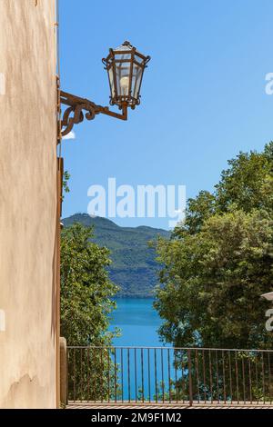 View of Lake Albano, Castel Gandolfo, Italy Stock Photo