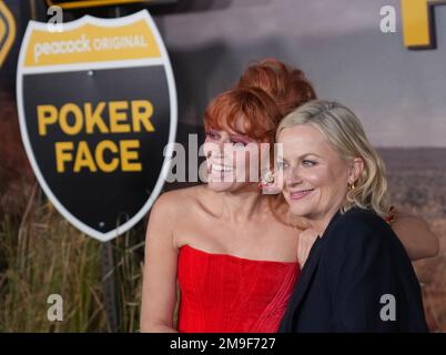 (L-R) Amy Poehler And Natasha Lyonne At The Peacock''s POKER FACE Los ...