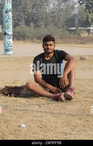 Mumbai, Maharashtra 01 Jan 2022: Sportsman in India Stock Photo