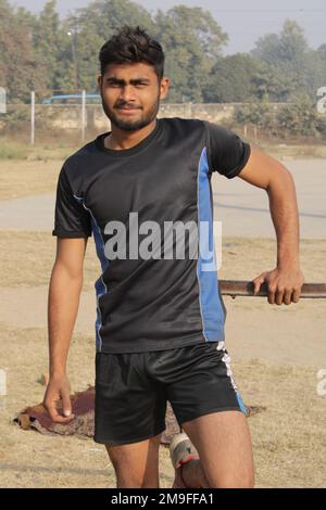 Mumbai, Maharashtra 01 Jan 2022: Sportsman in India Stock Photo