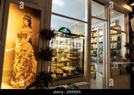 Vienna, Austria - October 14, 2022: Candy shop in Innere Stadt, Vienna, Austria Stock Photo