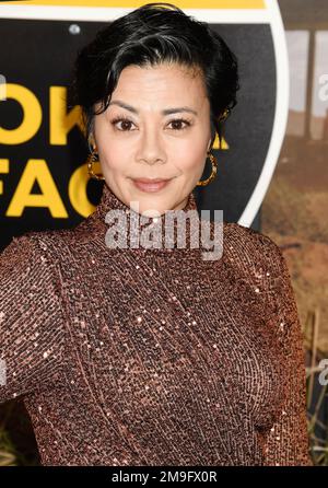 LOS ANGELES, CALIFORNIA - JANUARY 17: Angel Desai attends the Los Angeles premiere for the Peacock original series 'Poker Face' at Hollywood Legion Theater on January 17, 2023 in Los Angeles, California. Credit: Jeffrey Mayer/JTMPhotos/MediaPunch Stock Photo