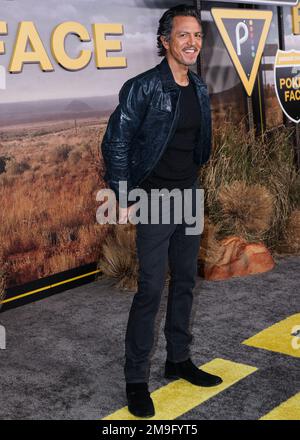 Hollywood, United States. 17th Jan, 2023. HOLLYWOOD, LOS ANGELES, CALIFORNIA, USA - JANUARY 17: American actor and producer Benjamin Bratt arrives at the Los Angeles Premiere Of Peacock's 'Poker Face' Season 1 held at Hollywood Post 43 at Hollywood Legion Theater on January 17, 2023 in Hollywood, Los Angeles, California, United States. (Photo by Rudy Torres/Image Press Agency) Credit: Image Press Agency/Alamy Live News Stock Photo