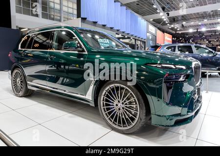 BMW Alpina XB7 Allrad car showcased at the Brussels Autosalon European Motor  Show. Brussels, Belgium - January 13, 2023 Stock Photo - Alamy