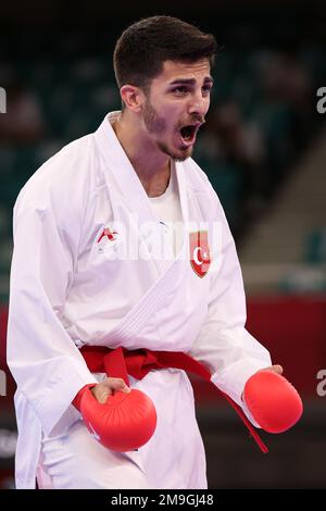 AUG 5, 2021 - TOKYO, JAPAN: Eray SAMDAN Of Turkey (red) Reacts In The ...