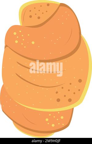 Isolated french croissant bakery product on a table Vector Stock Vector ...