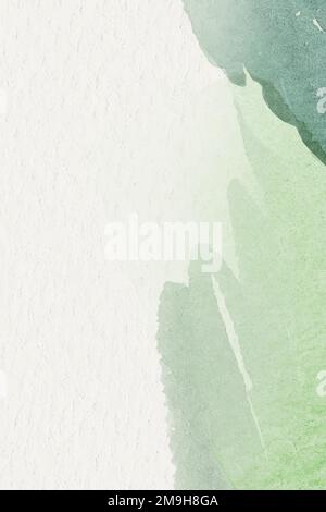 Green watercolor on a beige background vector Stock Vector Image & Art ...
