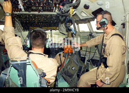 Inside the KC-130/R on the airstrip at Kandahar Airport Marine Aerial ...