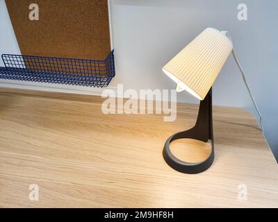 https://l450v.alamy.com/450v/2m9hf8h/modern-table-lamp-on-table-workplace-copy-space-2m9hf8h.jpg