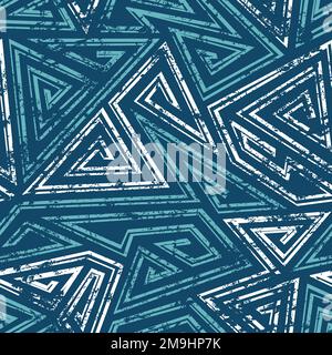 watter color spiral seamless pattern Stock Vector