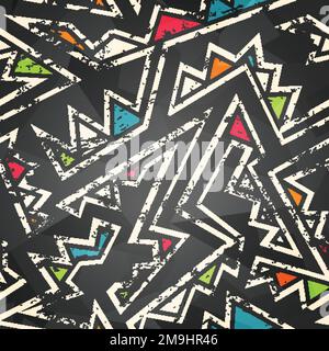 graffiti seamless pattern Stock Vector