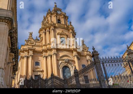 Saint George Cathedral in Ragusa Ibla (San Giorgio) Stock Photo