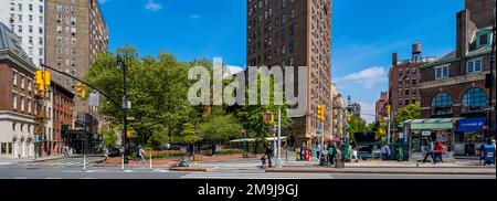 City street, Greenwich Village, New York City, New York, USA Stock Photo