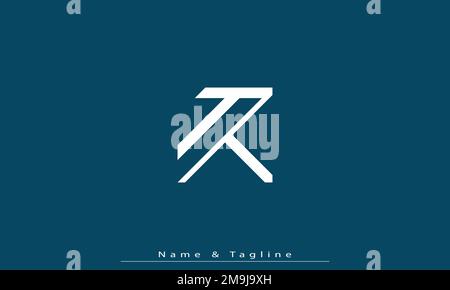 Alphabet letters Initials Monogram logo TT Stock Vector