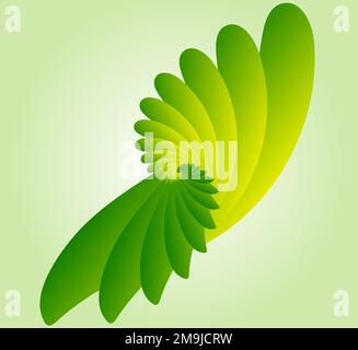 Abstract background. Dynamic shapes composition. Vector illustration Stock Photo