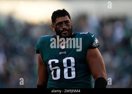 Philadelphia Eagles' Jordan Mailata plays during an NFL football game,  Sunday, Nov. 27, 2022, in Philadelphia. (AP Photo/Matt Slocum Stock Photo -  Alamy