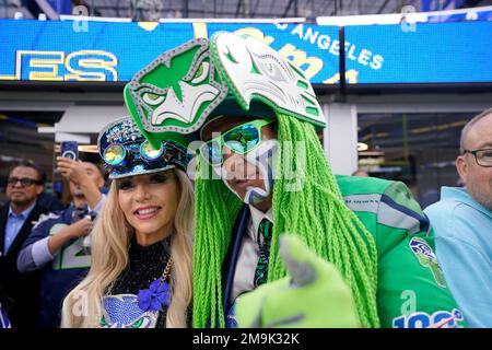 Arizona Cardinals mascot Big Red celebrates a touchdown against the Seattle  Seahawks during an NFL Professional Football Game Sunday, Jan. 9, 2022, in  Phoenix. (AP Photo/John McCoy Stock Photo - Alamy