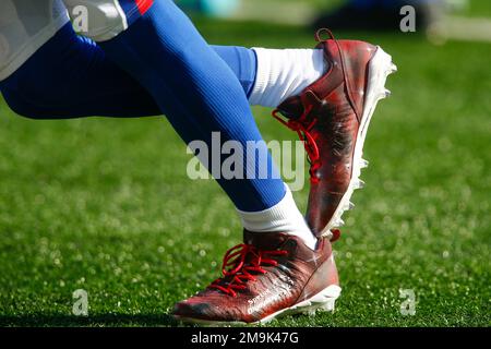 January 1, 2023, East Rutherford, New Jersey, USA: New York Giants wide  receiver Richie James (80) does a flip in the end zone after scoring a  touchdown during a NFL game against