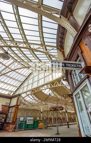 Wemyss Bay Train Station interior, Scotland, United Kingdom Stock Photo