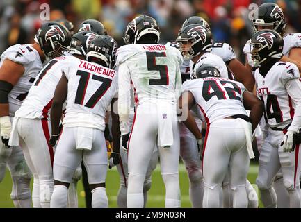 Washington Commanders safety Kamren Curl (31) runs during an NFL football  game against the Atlanta Falcons, Sunday, November 27, 2022 in Landover.  (AP Photo/Daniel Kucin Jr Stock Photo - Alamy