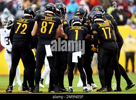 Washington Commanders safety Kamren Curl (31) runs during an NFL football  game against the Atlanta Falcons, Sunday, November 27, 2022 in Landover.  (AP Photo/Daniel Kucin Jr Stock Photo - Alamy