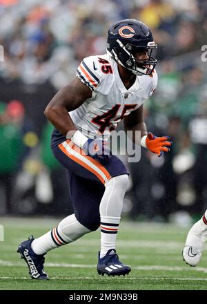 Chicago Bears linebacker Joe Thomas (45) runs off the field at