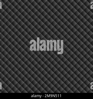 Decorative geometric 3D effect diagonal square pattern with dark gradient colored checkered tiles Stock Vector