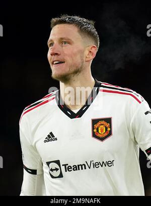 Manchester United's Wout Weghorst during the Premier League match at Selhurst Park, London. Picture date: Wednesday January 18, 2023. Stock Photo