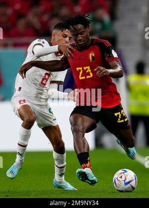 Morocco's Azzedine Ounahi during the FIFA World Cup Group F match at ...